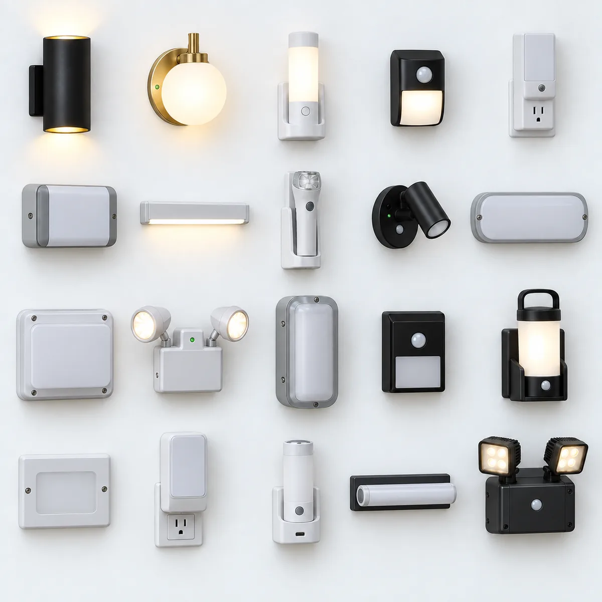 Rechargeable Emergency Wall Lights