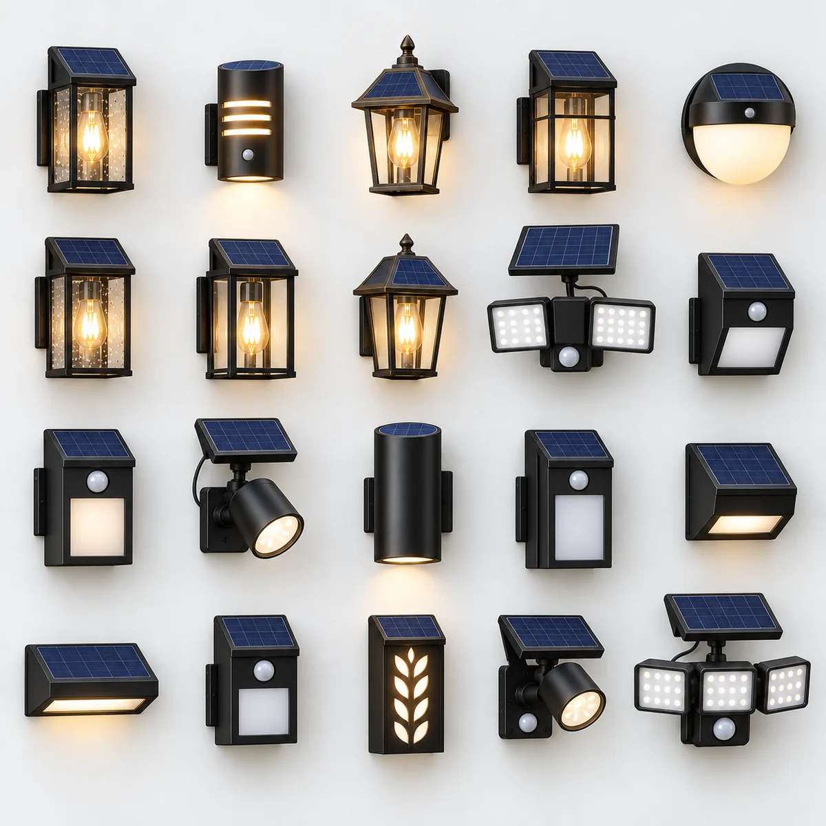 Solar Security Wall Lights