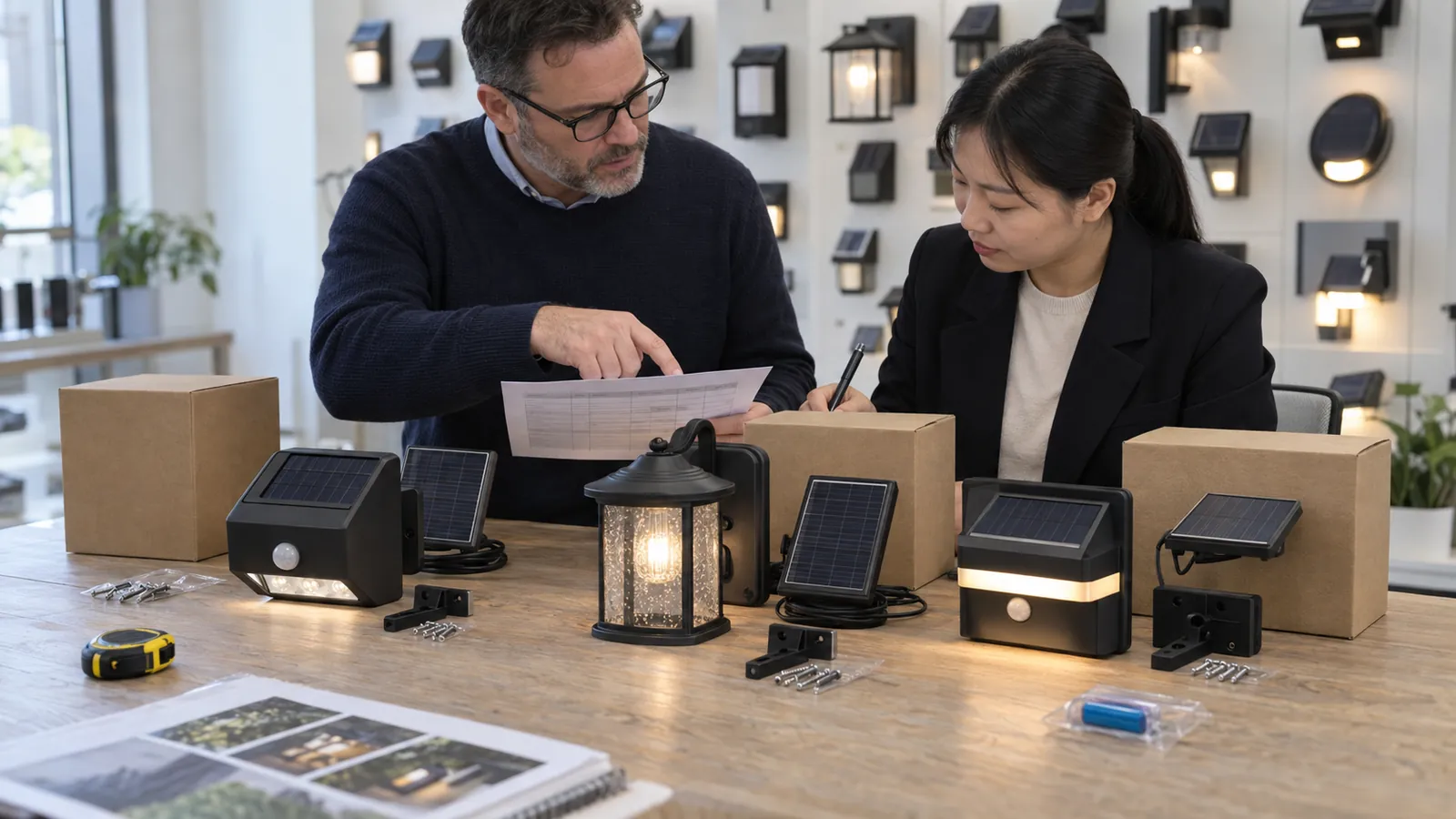 Solar Outdoor Wall Lights Range Guide for Distributors